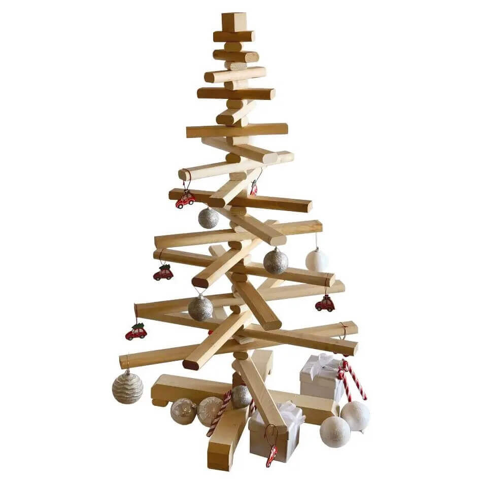 Sapins de Noël en bois design, responsable et durable